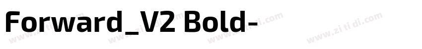Forward_V2 Bold字体转换